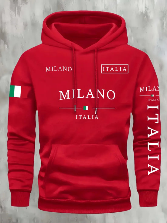 Felpa Uomo Milano Heritage Hoodie