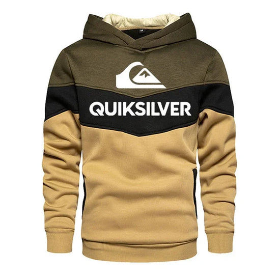 Felpa Uomo Quiksilver Heritage – Design Tri-Tone