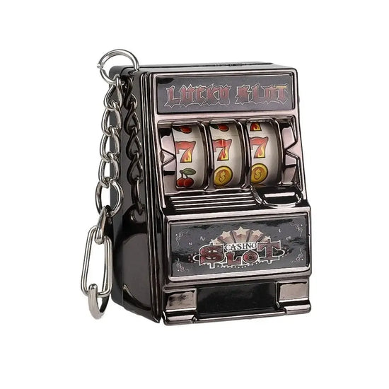 Portachiavi mini slot machine da gioco, gadget arcade