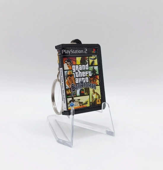Portachiavi GTA San Andreas Playstation Keychain Gadget Videogames