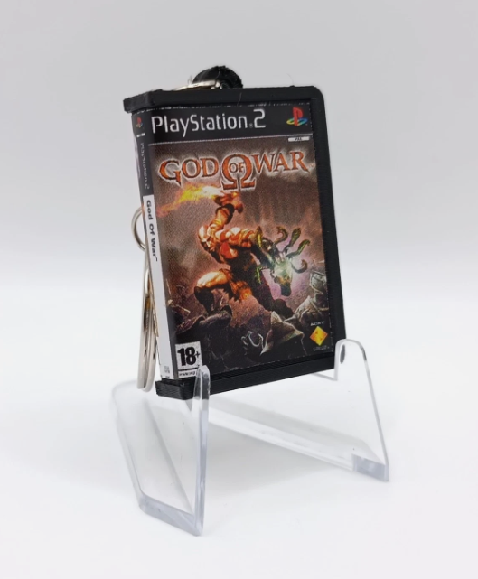 Portachiavi God of War Playstation PS2 Keychain Gadget Videogames