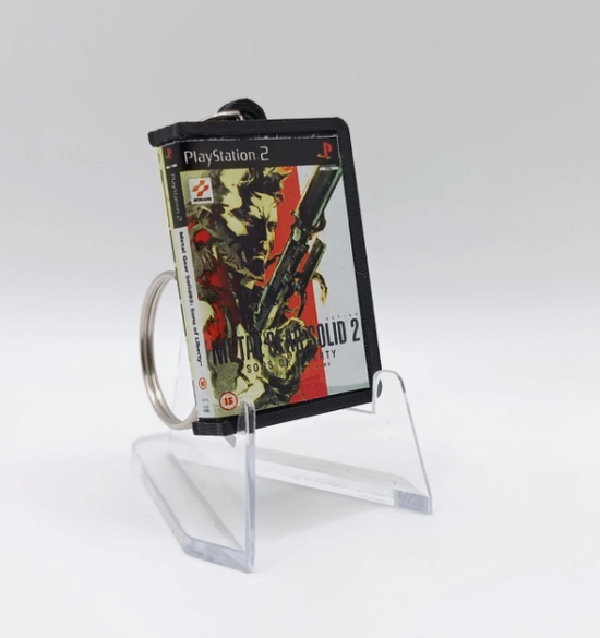 Portachiavi Metal Gear Solid 2 Sons of Liberty Playstation PS2 Keychain Gadget